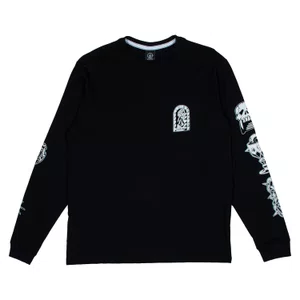 Camiseta Volcom Astrong Tower M/L Preto