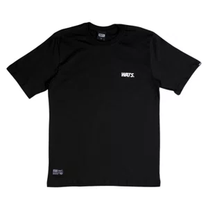 Camiseta Wats Logo Boton Preto