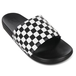 Chinelo Vans La Costa Slide-On Preto/Branco