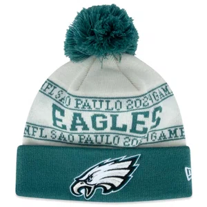 Gorro New Era Philadelphia Eagles 2024 São Paulo Game Nfl Verde/Creme