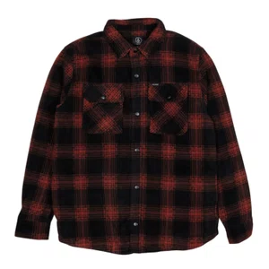 Jaqueta Volcom Bowered Burnt Sienna Preto/Vermelho