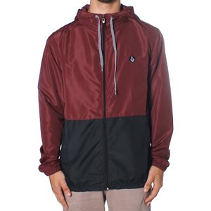 Jaqueta Volcom Single Stone Bordo/Preto Rock City