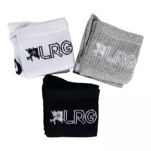 Kit Meia Lrg Original Tactics Preto/Cinza/Branco