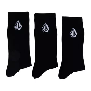Kit Meia Volcom Cotton Blend Preto