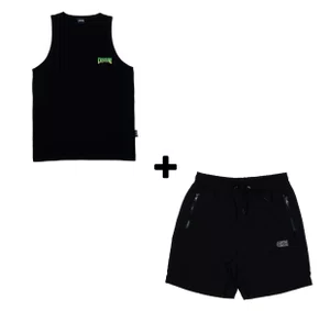 Kit Regata Creature Logo Mini Tank + Bermuda Lrg Stacked Short