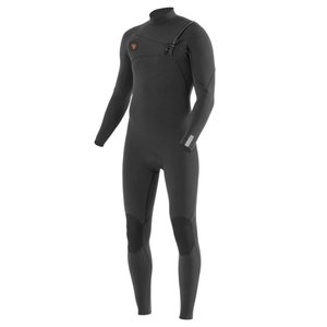 Long John Vissla 7 Seas 4/3 Full Chest Zip Charcoal Chumbo - Rock City