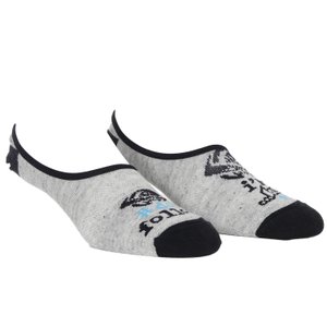 Meia Lost Dont Follow Me Invisível Mescla Escuro/Preto