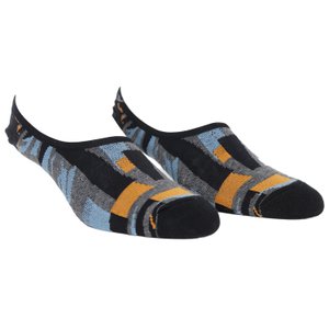 Meia Lost Icons Invisível Preto/Azul