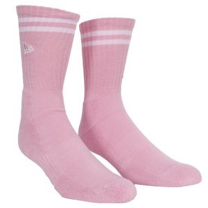 Meia New Era New Listras Rosa