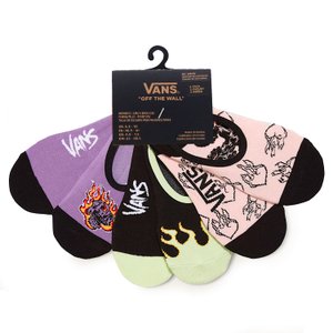 Meia Vans Bugging Out Canoodle Roxo/Preto/Rosa