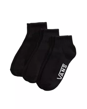 Meia Vans Classic Ankle 3pk Preto