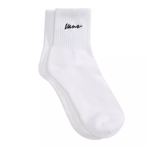 Meia Vans Classic Script Half Crew Branco