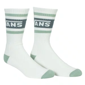 Meia Vans Drop V Crew Branco/Verde