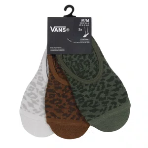 Meia Vans Fuego Canoodle Pine Forest Branco/Marrom/Verde