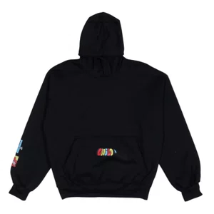 Moletom Child Especial Oversized Throw Up Hood Preto