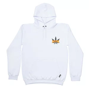 Moletom Creature Burnoutz Patch Hood Branco