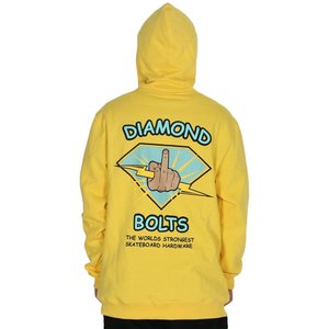 Moletom Diamond Bolts Hoodie Amarelo - Rock City