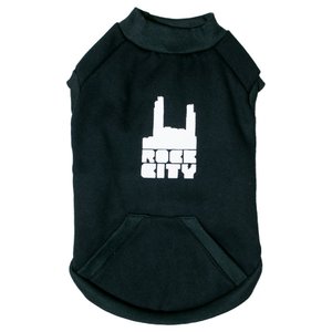 Moletom Rock City Para Cachorro Logo Pet Preto