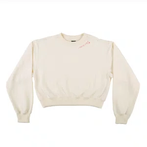 Moletom Santa Cruz Night Critter Crew Feminino Off White