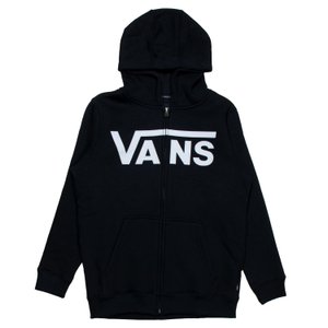 Moletom Vans Classic Zip Juvenil Preto