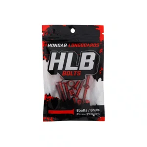 Parafuso De Base Hondar Para Lonboards 35mm Vermelho