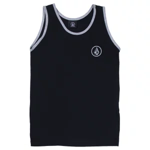 Regata Volcom Juvenil Circle Stone Preto