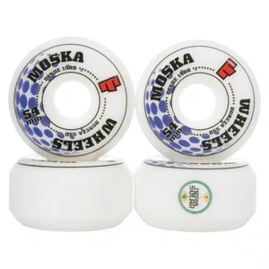 Roda Moska White Rock 55d Branco/Azul