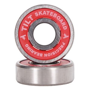 Rolamento Tilt Skateboard Bearings Prata/Vermelho