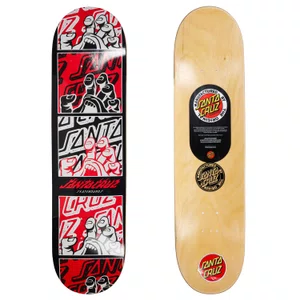 Shape Santa Cruz Powerlyte Handled Front Preto/Branco/Vermelho