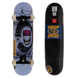 Skate Montado Drop Dead Kids Aracno Roxo