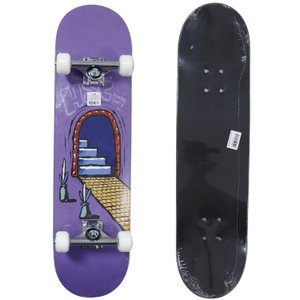 Skate Montado Hondar Portal Iniciante Roxo/Branco