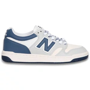 Tênis New Balance 480 Low Cinza/Azul Marinho