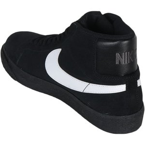 Nike sb zoom cheap blazer mid black white