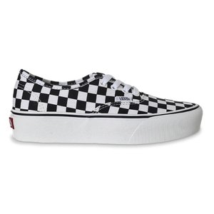 Tênis Vans Authentic Plataforma Checkerboard Preto/Branco