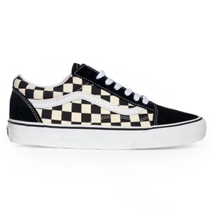 Tênis Vans Old Skool Primary Check Preto/Off White/Branco Tênis Vans Old Skool Primary Check Preto/Off White/Branco