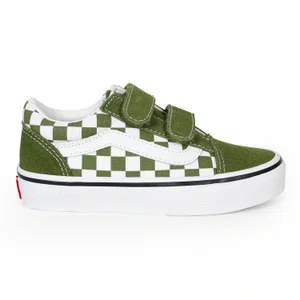 Tênis Vans Old Skool V Juvenil Verde/Branco Tênis Vans Old Skool V Juvenil Verde/Branco