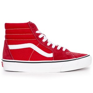 Tênis Vans Sk8-Hi Vermelho/Branco Rock City
