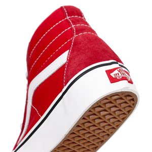 Tênis Vans Sk8-Hi Vermelho/Branco Rock City