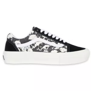 Tênis Vans Skate Old Skool Skull Preto/Off White/Branco