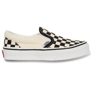 Tênis Vans Slip-On Classic Checkerboard Xadrez Juvenil Creme/Preto