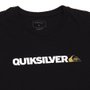 Camiseta Quiksilver Infantil Cracked Logo 2 Preto