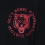Camiseta Rebel Foundation Custom Tiger Preto