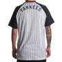 Camiseta New Era New York Yankees World Champions Branco/Azul Marinho