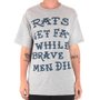 Camiseta Rock City Rats Get Fat Mescla/Azul