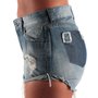 Shorts Rip Curl Go Out Destroyed Azul Jeans
