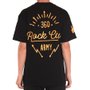 Camiseta Rock City 360 Army Preto/Amarelo