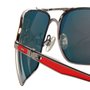 Óculos Oakley Plaintiff Squared Prata/Vermelho
