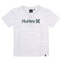 Camiseta Hurley Icon Push Thru Branco Mescla