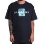Camiseta Diamond Esmerald Cut Azul Marinho