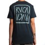 Camiseta RVCA Flip Flop Box Azul Marinho